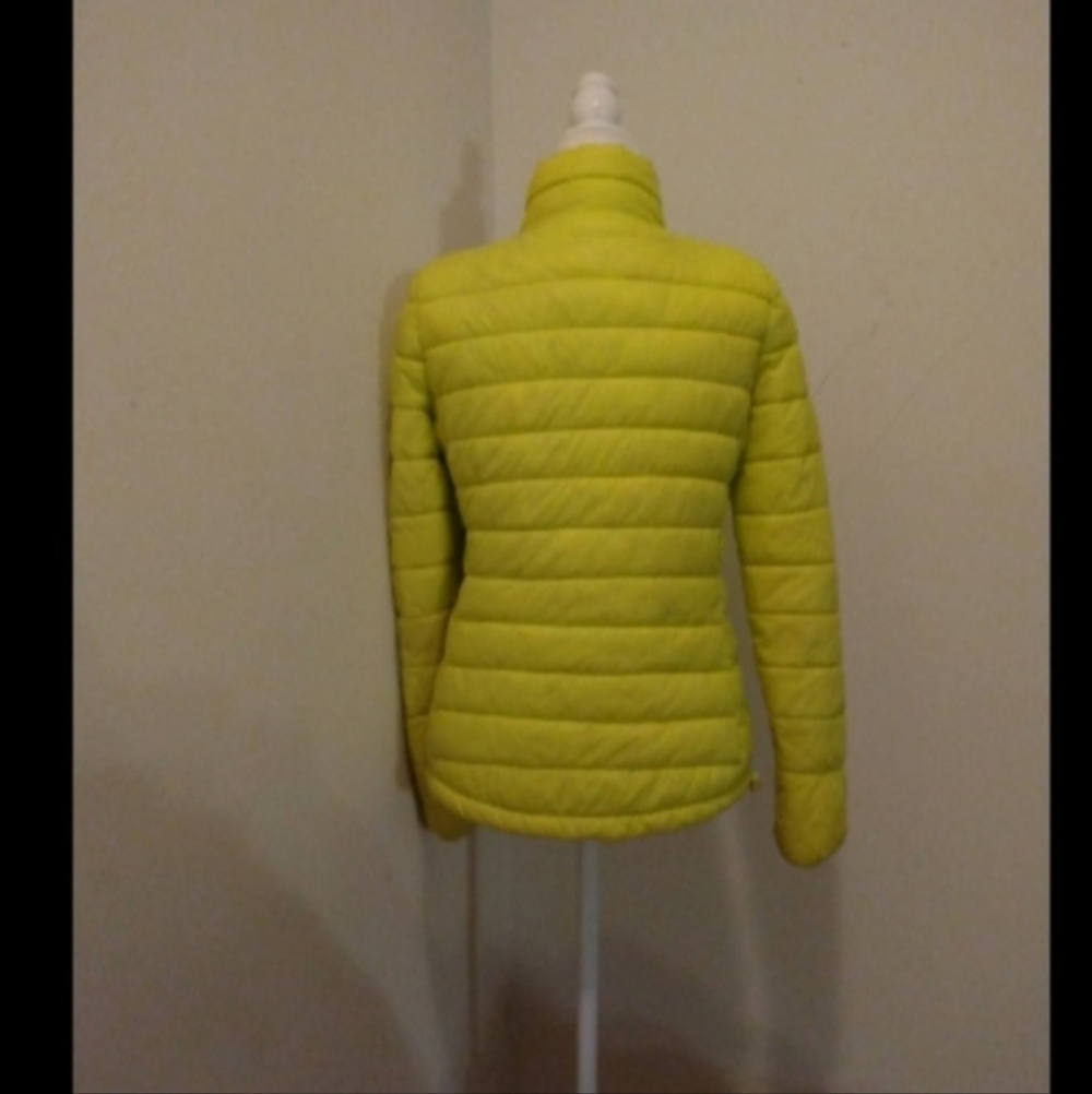 American Eagle Womens Neon Puffer Jacket Sz S - Picture 2 of 4